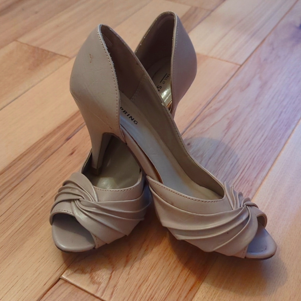 Beige sandals